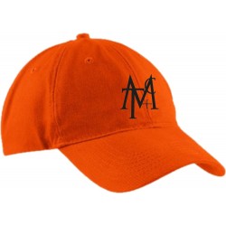 Port & Company® - Brushed Twill Low Profile Cap (Orange)